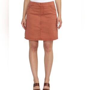 Jag Women's Size 2 On The Go Mid Rise Super Stretch Twill Skort Chutney New Tags